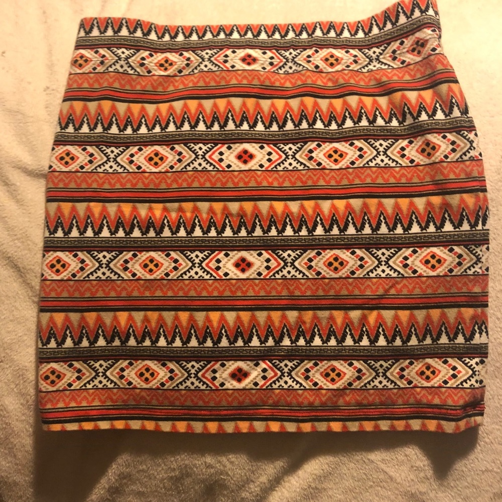 Forever21 Boho Chic Mini Skirt